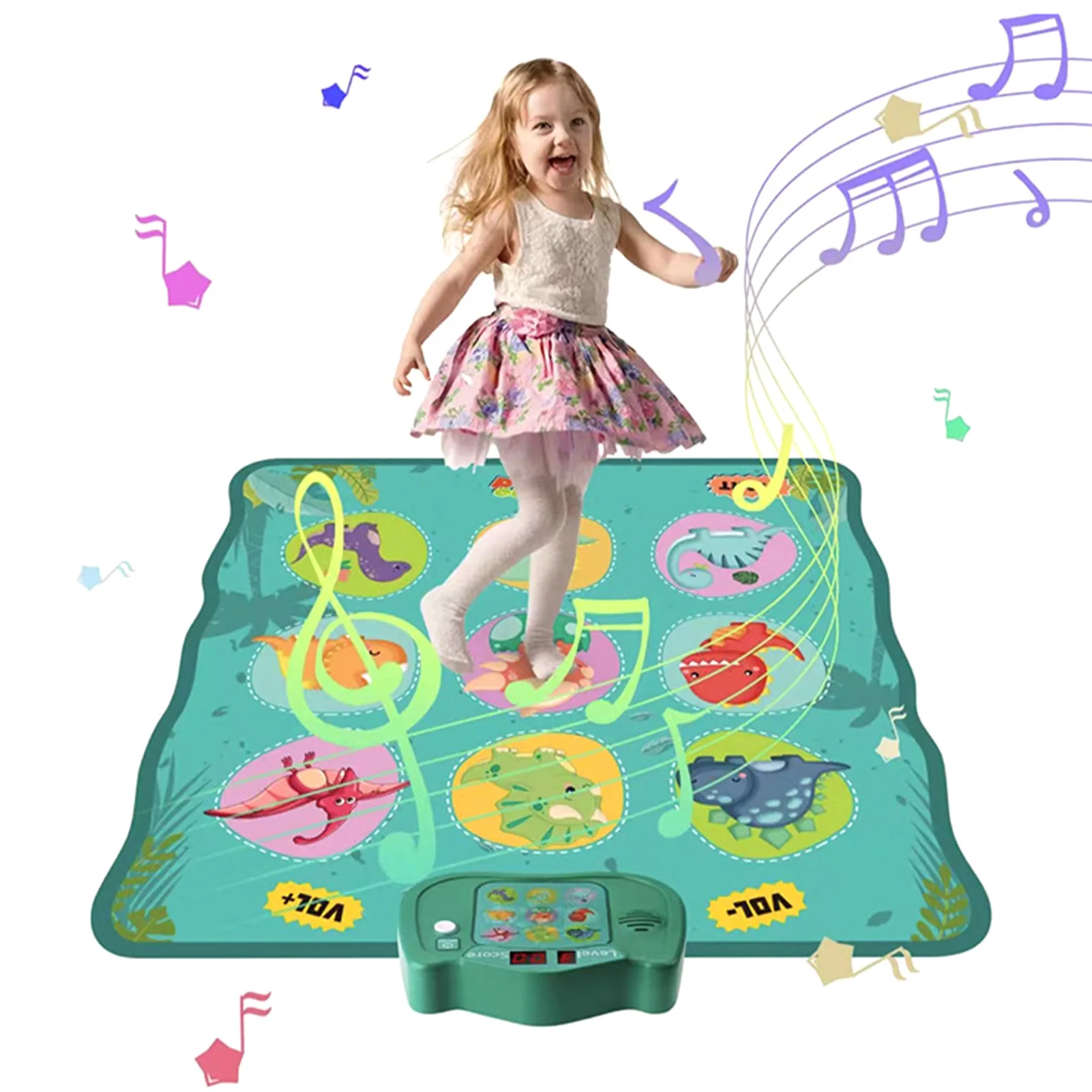 

Dance Mat Toys For Kids Music Play Mat With 3 Challenge Levels Christmas Birthday Gifts Outdoor Toys For 3 4 5 6 Years Old Girls