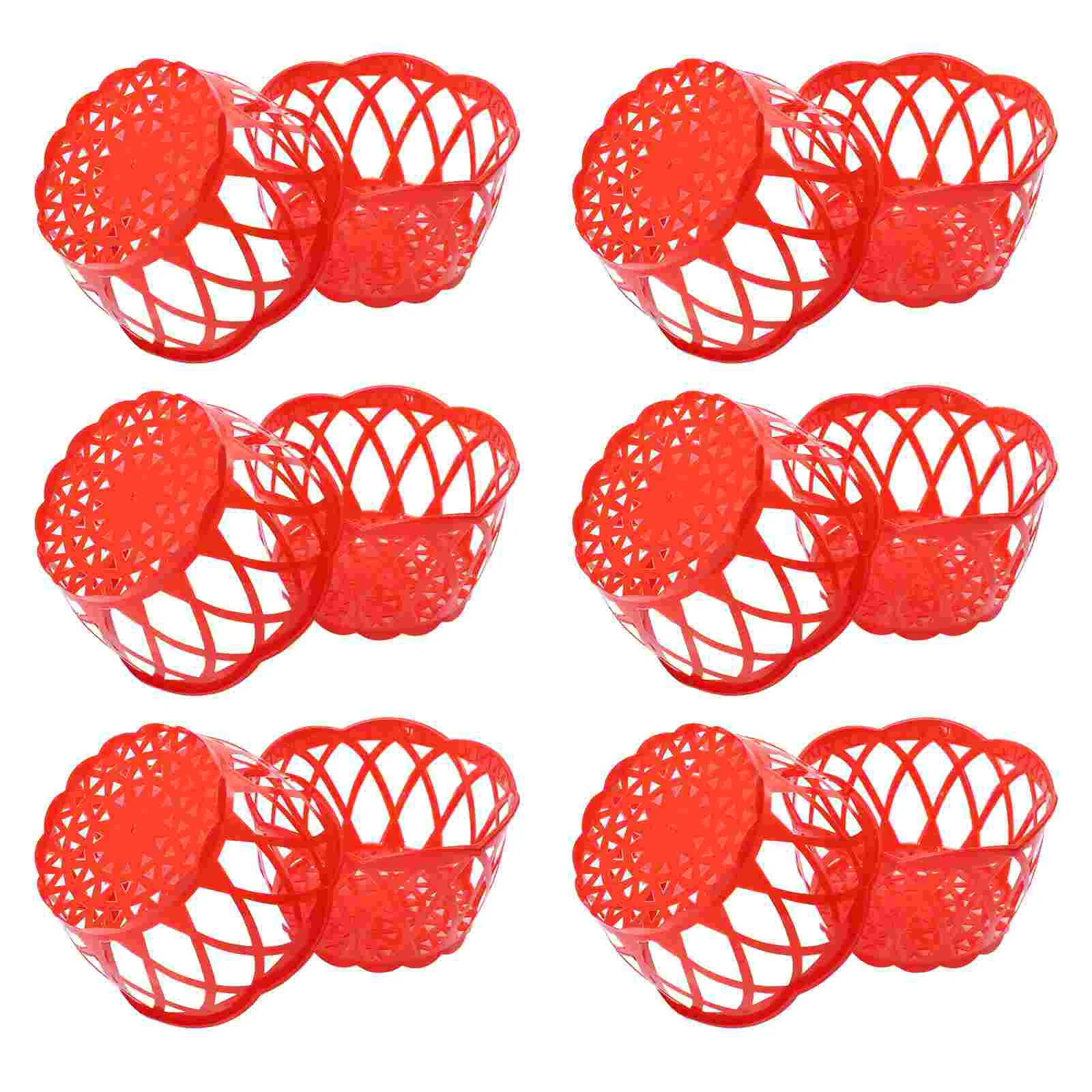 

Basket Egg Baskets Chicken Storage Holder Mini Fruit Eggs Restaurant Serving Deli Hollow Fries French Fried Fast Container Snack