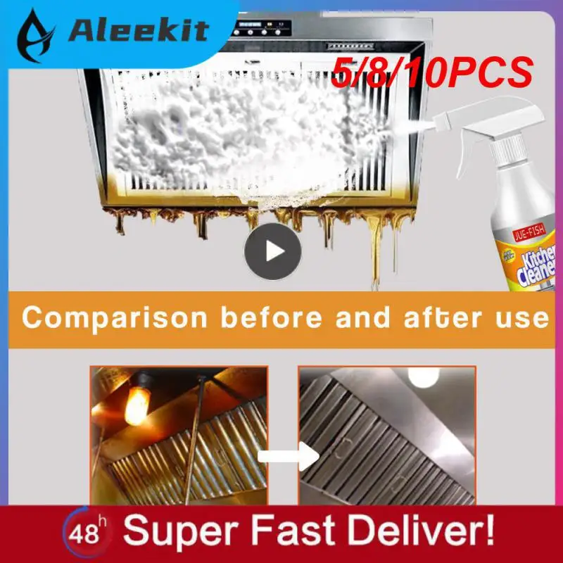 

5/8/10PCS Froth Abstergent Strong Cleaning Power Multipurpose Foam Cleaner Portable Domestic Housewear Furnishings 60ml