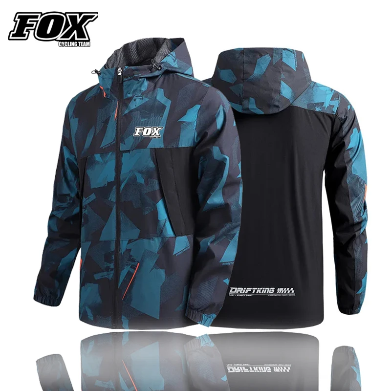 Мужская велосипедная куртка FOX для горного велосипеда с длинным рукавом