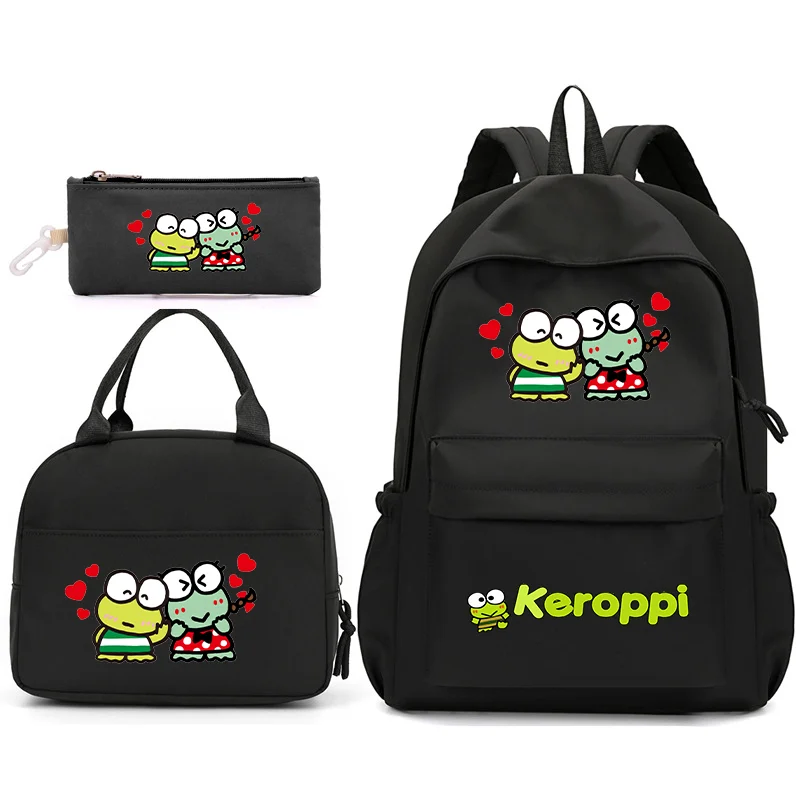 3 шт./комплект рюкзак Kerokero Keroppi для подростков