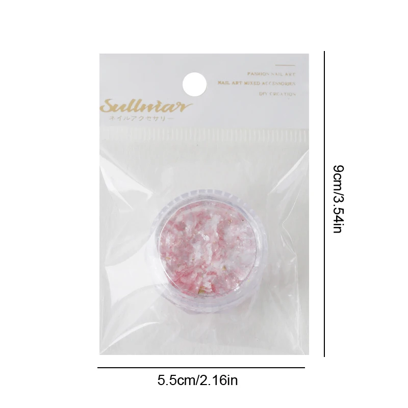 1 коробка ярких цветов Волшебные зеркальные слюдяные Блестки для ногтей