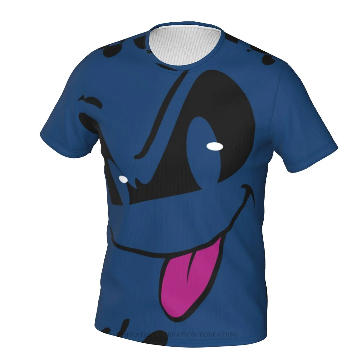 

Blue Smiley Street Arts 3D Print Polyester T-shirt Men Women Gym Short Sleeve TShirt Harajuku Streetwear Tops
