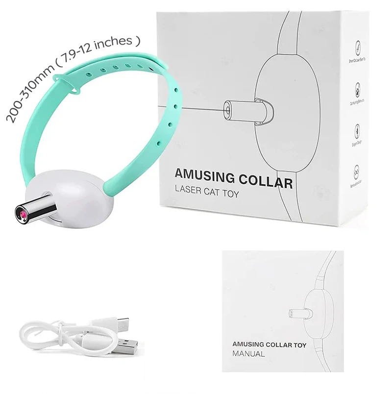 LMZOE-Smart Laser for Cats Электрический ошейник Регулируемые игрушки для кошек