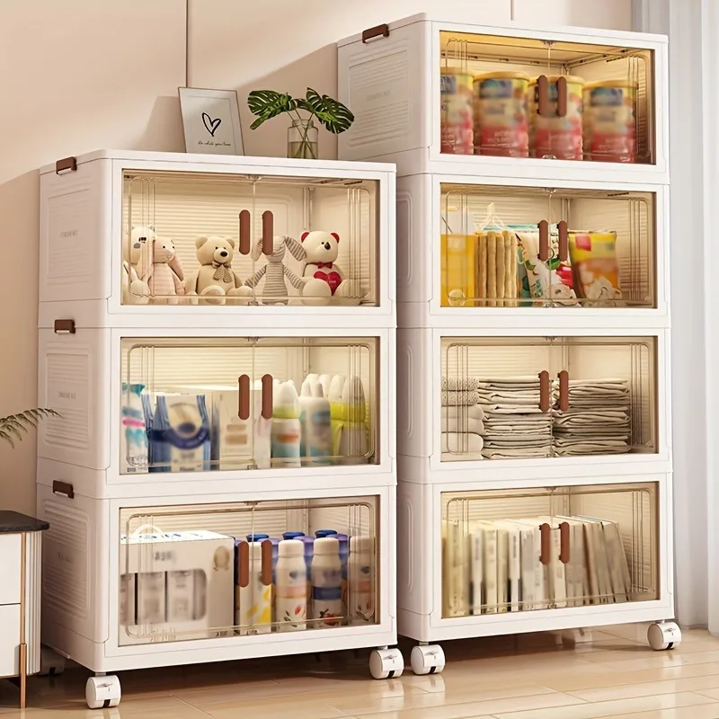 

Multipurpose Storage Cabinet, Snack Cabinet, Storage Rack Shelf, Storage Container Box, For Home Bedroom Living Room Office