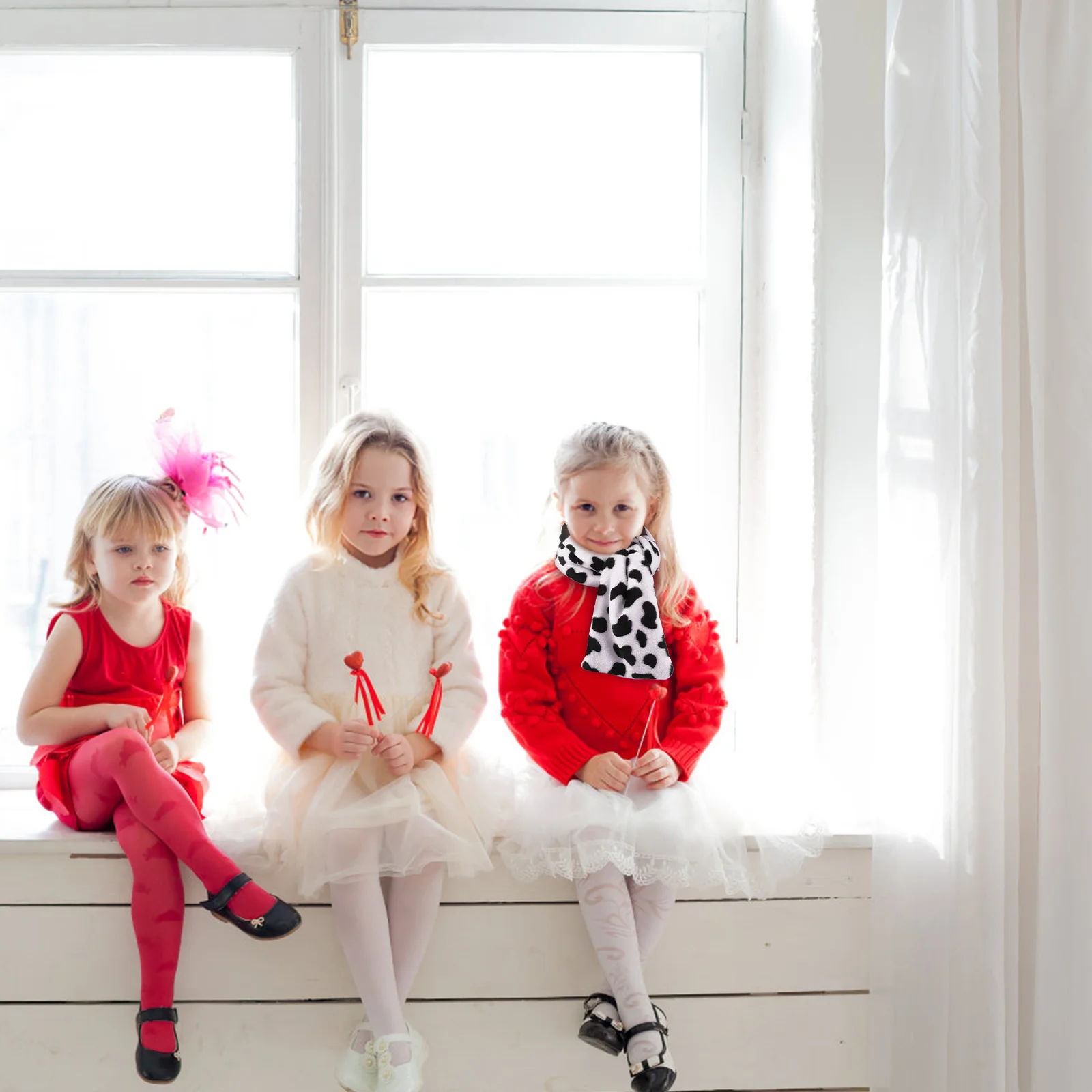 Шаль коровьего шарфа пушистый теплый утолщенный хлопковый уличный женский