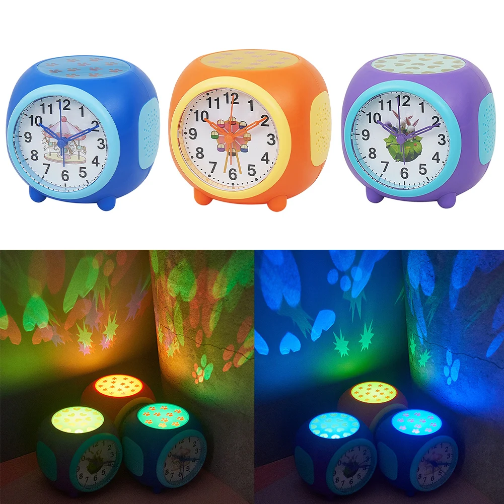 Волшебный музыкальный будильник с красочными проекциями и голосовым