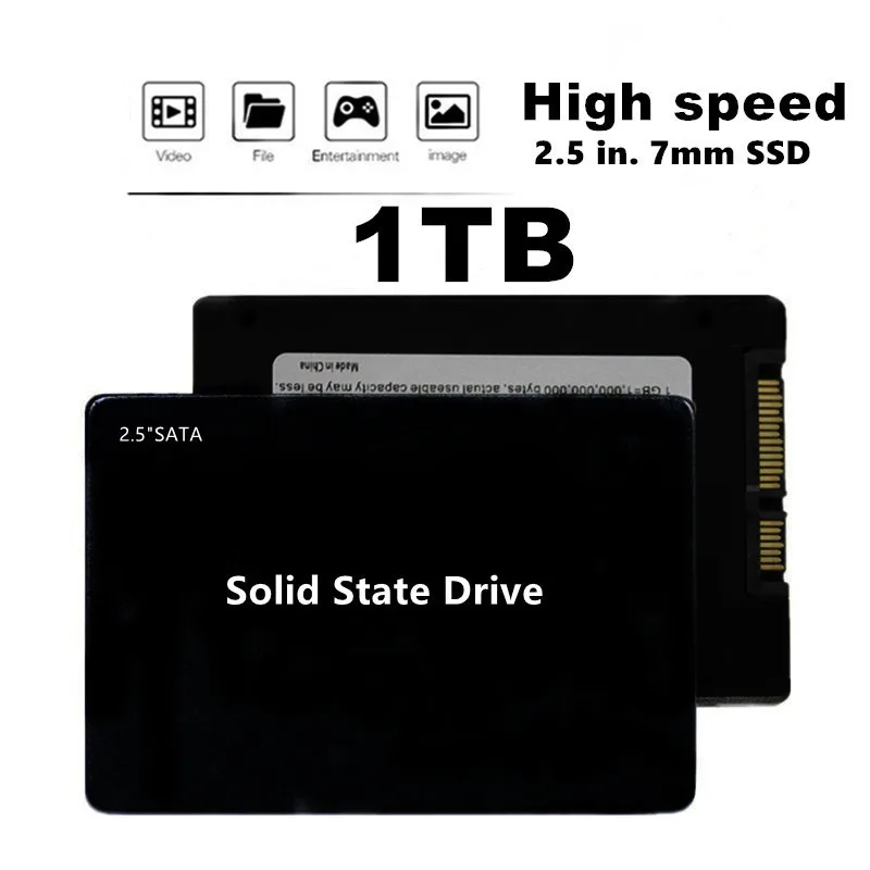 SSD 1 ТБ 512 Гб жесткий диск sata3 2 5 дюйма ssd TLC 500 МБ/с. Внутренние твердотельные диски