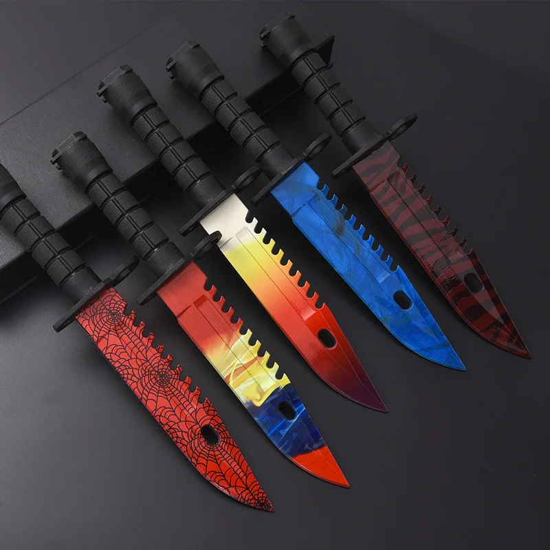 Plastic blockbuster CSGO game peripheral model handicraft toy knife training knife collection has not been cut