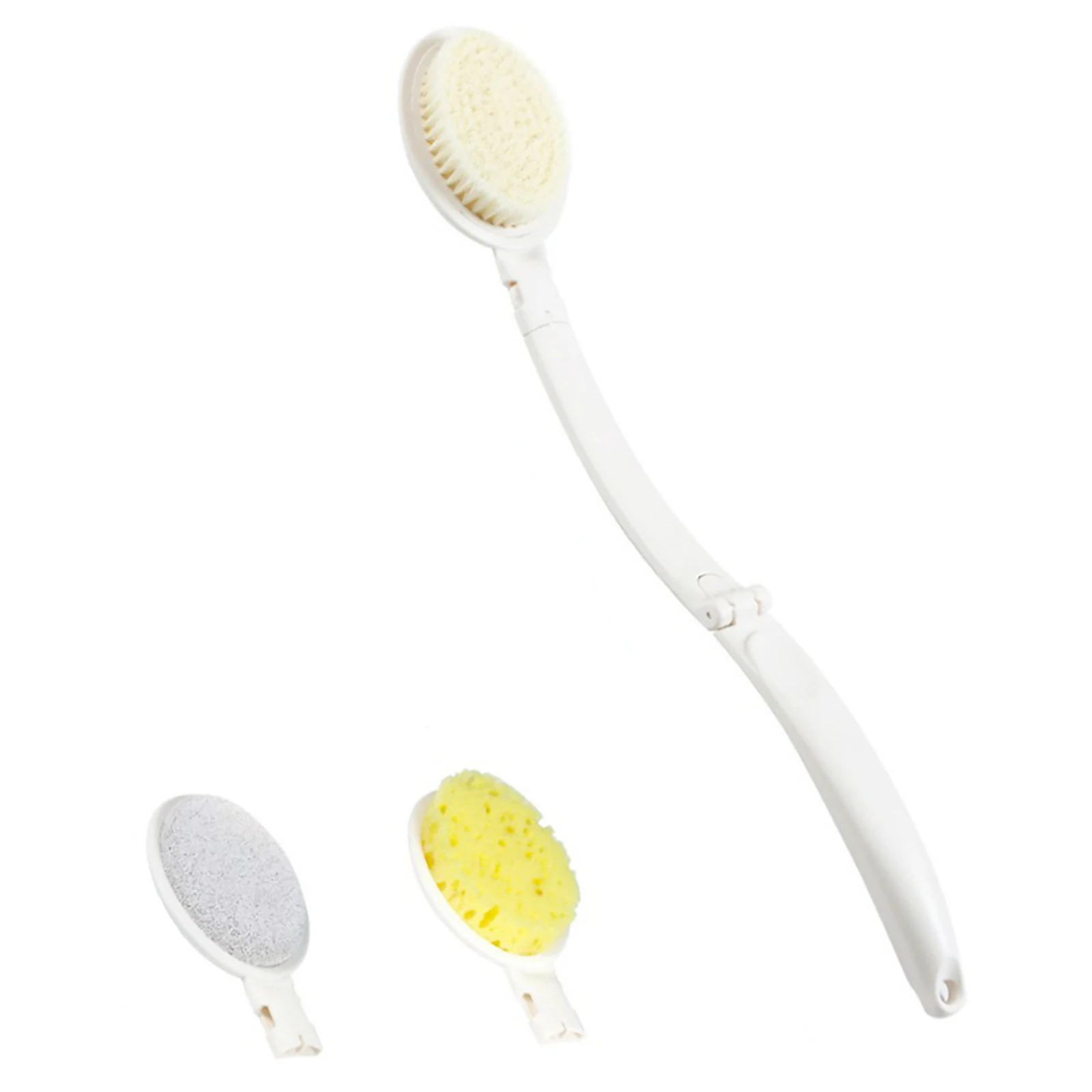 

Foldable Soft Bath Brush Body Shower Brush with Long Handle Exfoliating Back Scrubber for Men and Women Foldable§