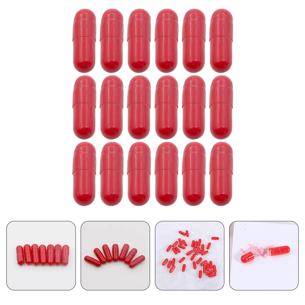 

24 Pcs Fake Blood Capsules Gel Horror Halloween Cosplay Party Props Trick Favors Carmine Makeup Prank