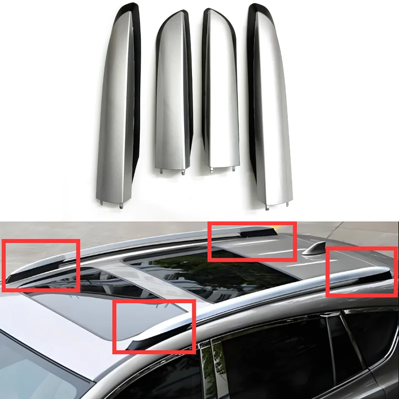 

Для Toyota RAV4 RAV 4 XA40 2013 2014 2015 2016 2017 2018 крыша багажника рейка наконечник крышки багажника 1-4 шт.