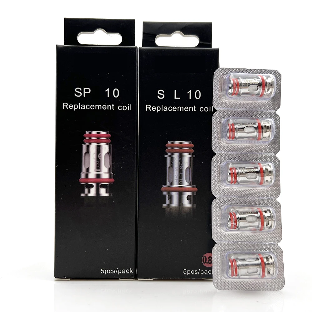 

SL 10 Coil 0.4ohm 0.6ohm 0.8ohm 1.0ohm Mesh Coils Head for SPL10 Feeling Page MINI X System Cartridge