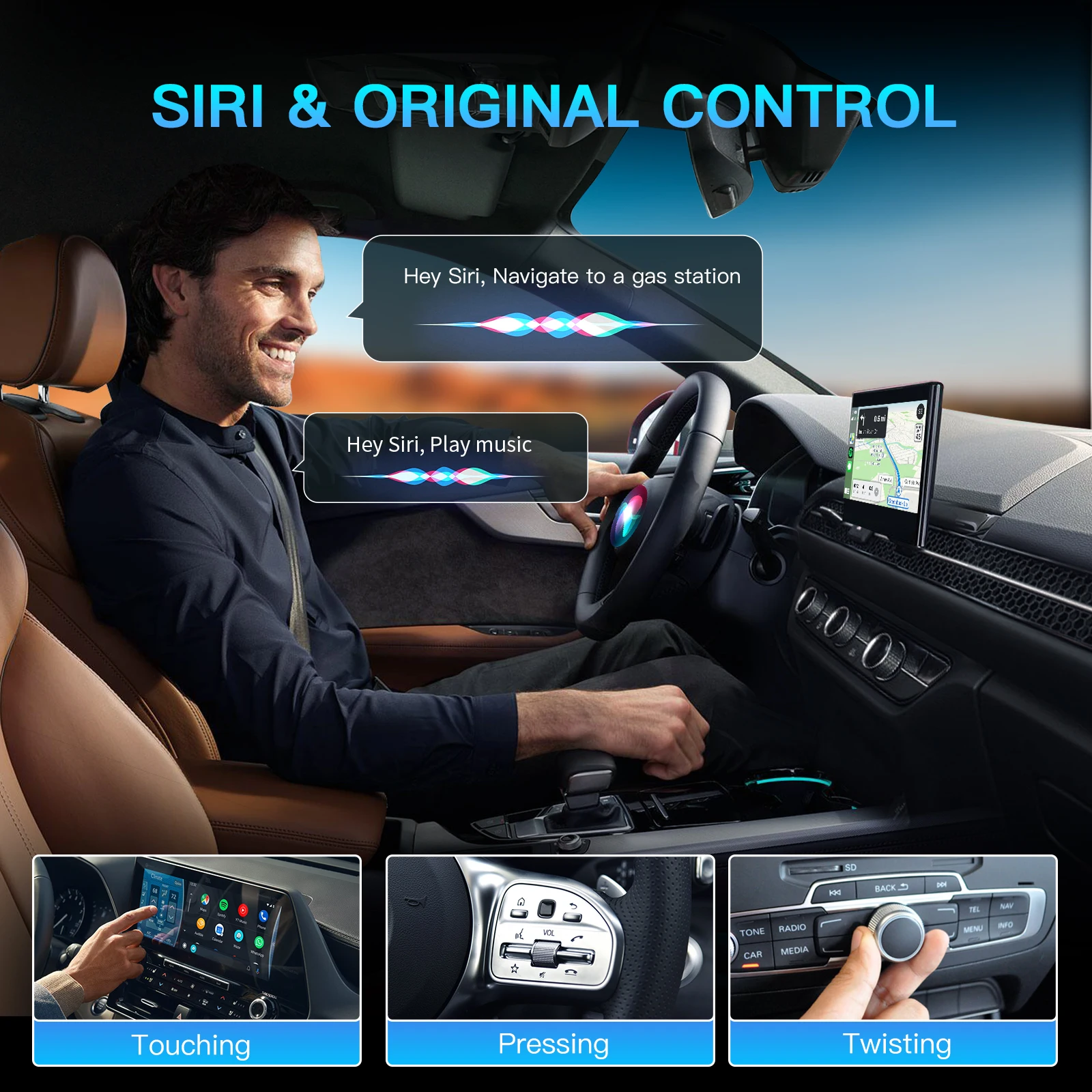 Фото Jetour X70 X90 X95 Dashing Проводной carbitlink Phonelink EasyConnection to Wireless carplay smart box Android автоадаптер автомобильное воспроизведение №5
