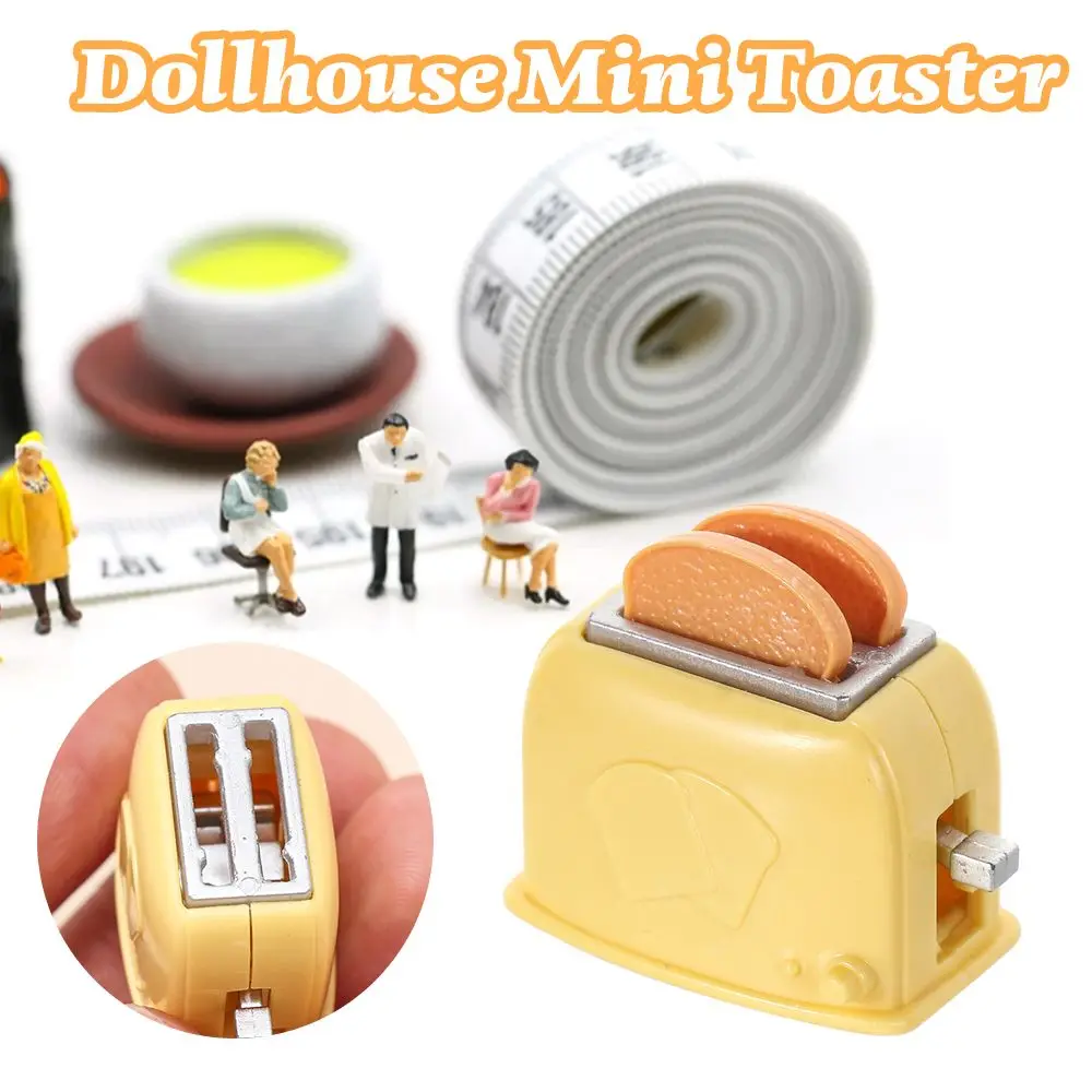 

Decorations Plastic Playing House Kids Gift Dollhouse Simulation Toaster Miniature Model Mini Toys Doll Accessories