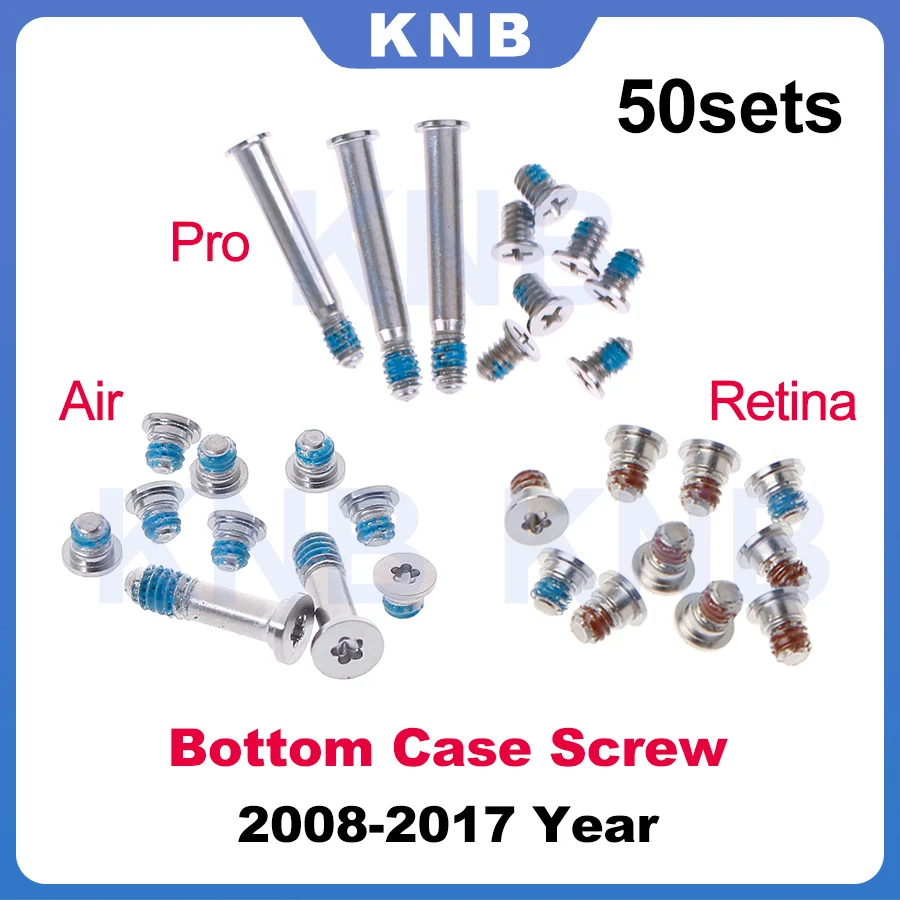

Винты для нижней части корпуса ноутбука Macbook Pro Air Retina A1278 A1286 A1297 A1369 A1370 A1465 A1466 A1398 A1425 A1502, 50 комплектов