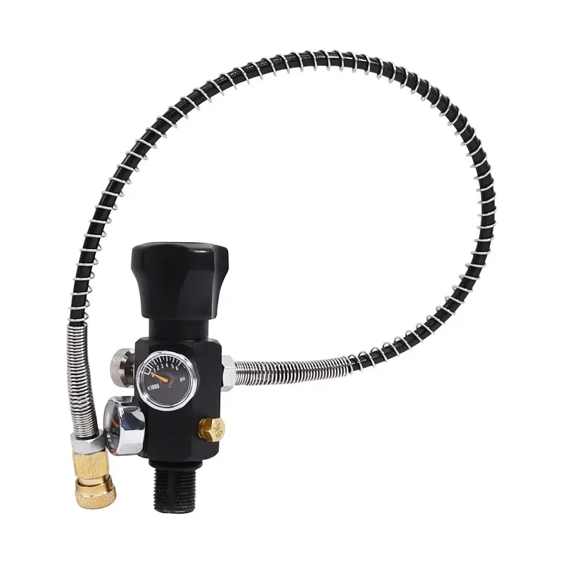 Фото Баллон ACECARE 4500psi 6.8L из углеродного волокна, баллон высокого давления с заправочной станцией и регулирующим клапаном №3