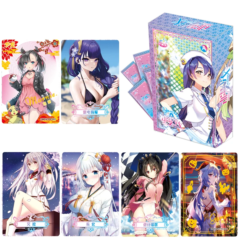 

24/36/48box Goddess Story Collection Game Booster Cards Playing Board Games Carts Paper Kids Toys Anime Gift Table Christmas