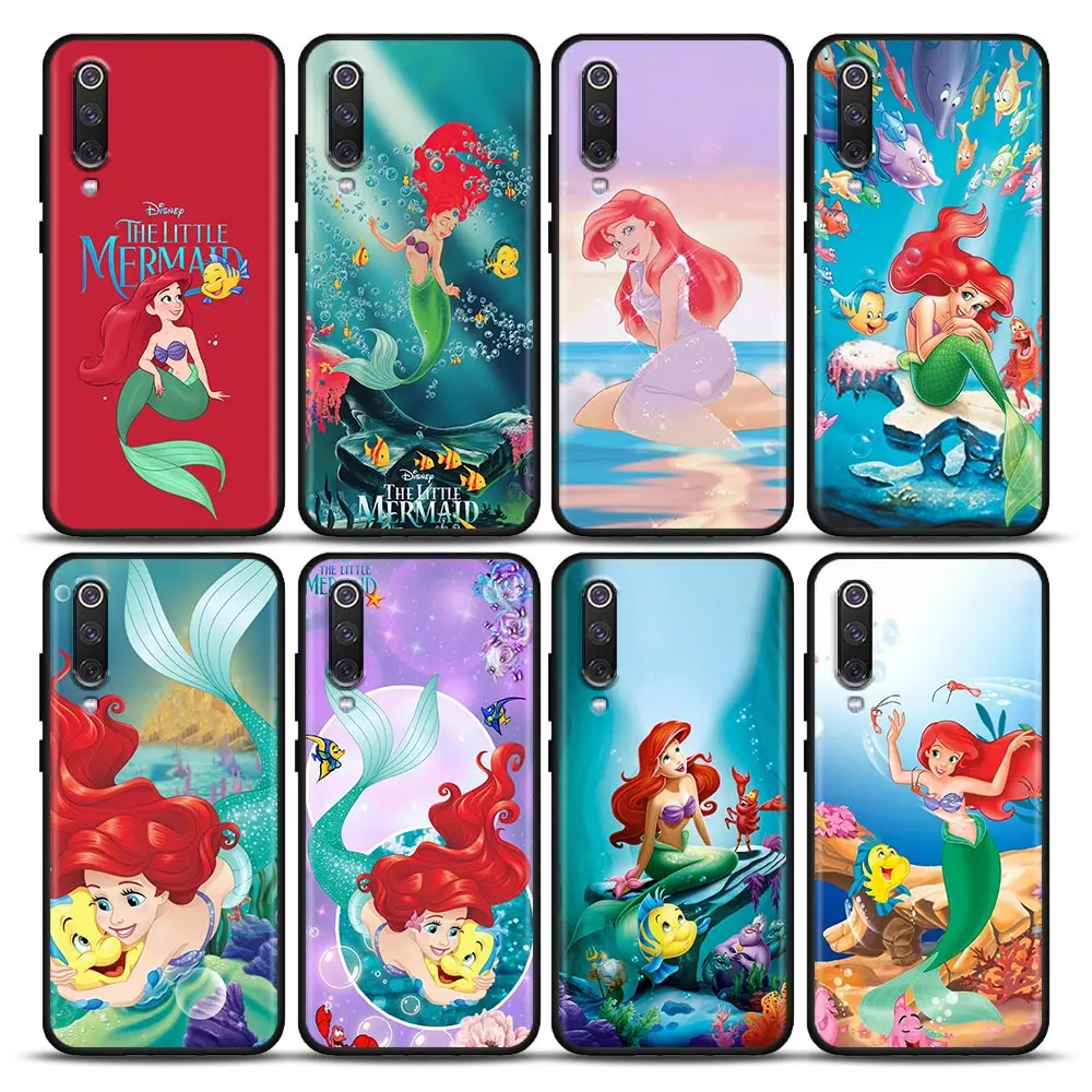 

Cute Mermaid Anime Cartoon Comic Phone Case For Xiaomi Mi A2 8 9 SE 9T 10 10T 10S CC9 E Note 10 Lite Pro 5G Cover Fundas Coques