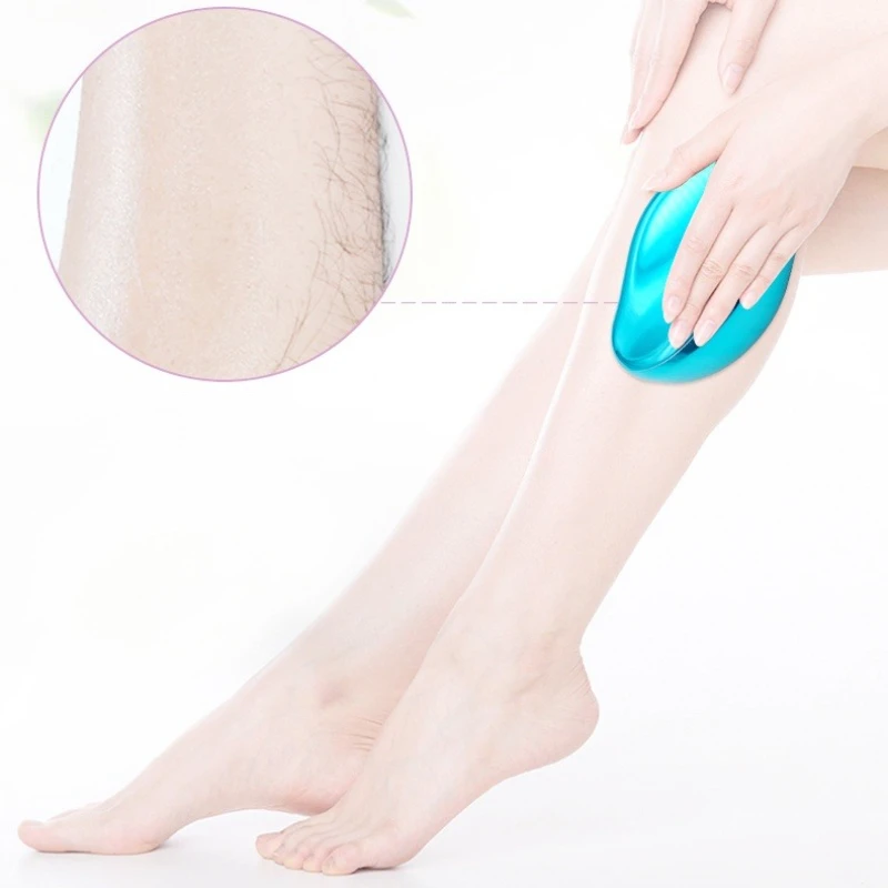 

Crystal Hair Remover Physical Painless Safe Epilator Crystal Hair Eraser Easy Cleaning Reusable Body Home Depilation Tool