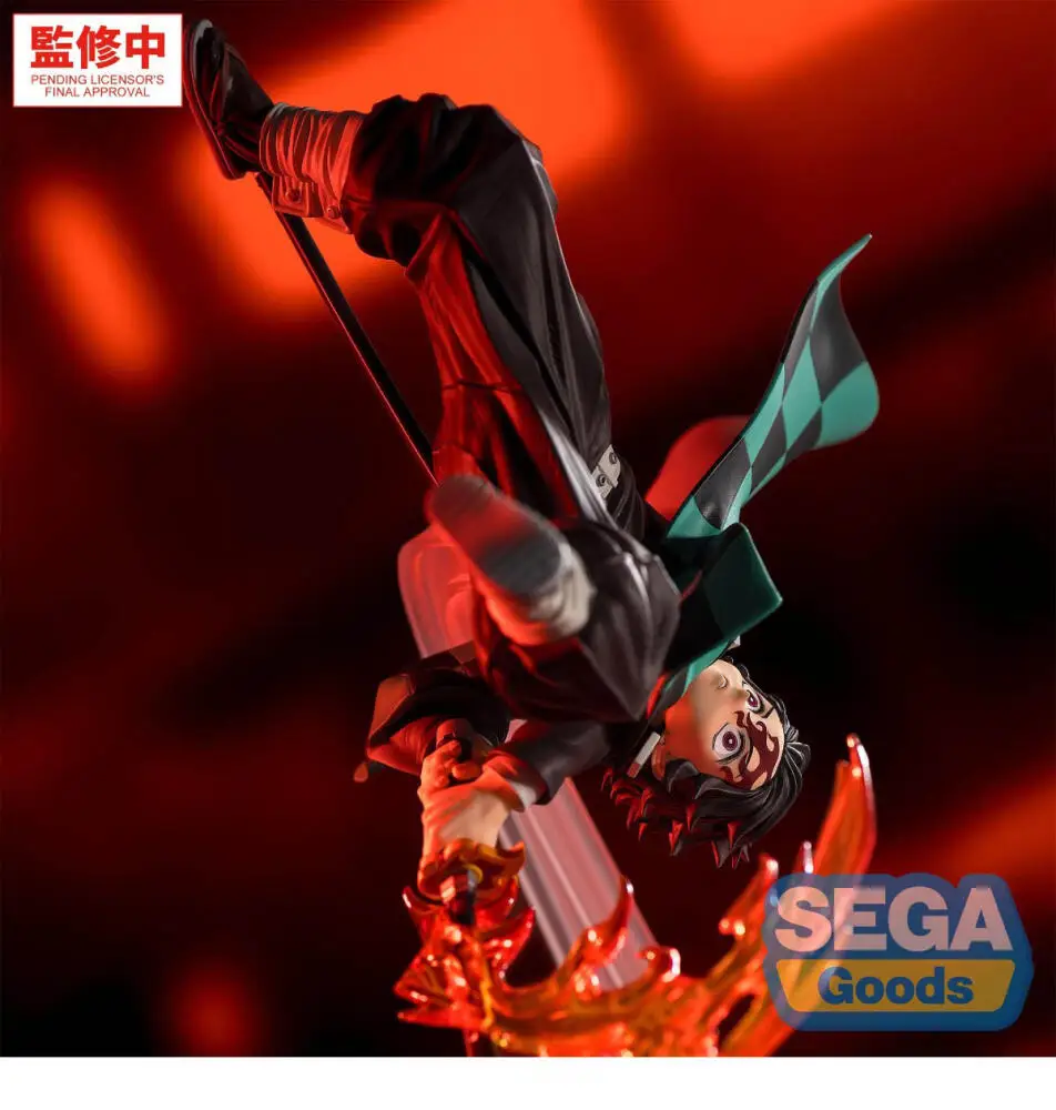 Фото Оригинальная фигурка SEGA Luminasta Demon Slayer Танджиро Камадо Хиноками Кагура в позе заката, модель аниме, коллекционная игрушка, в наличии. №5