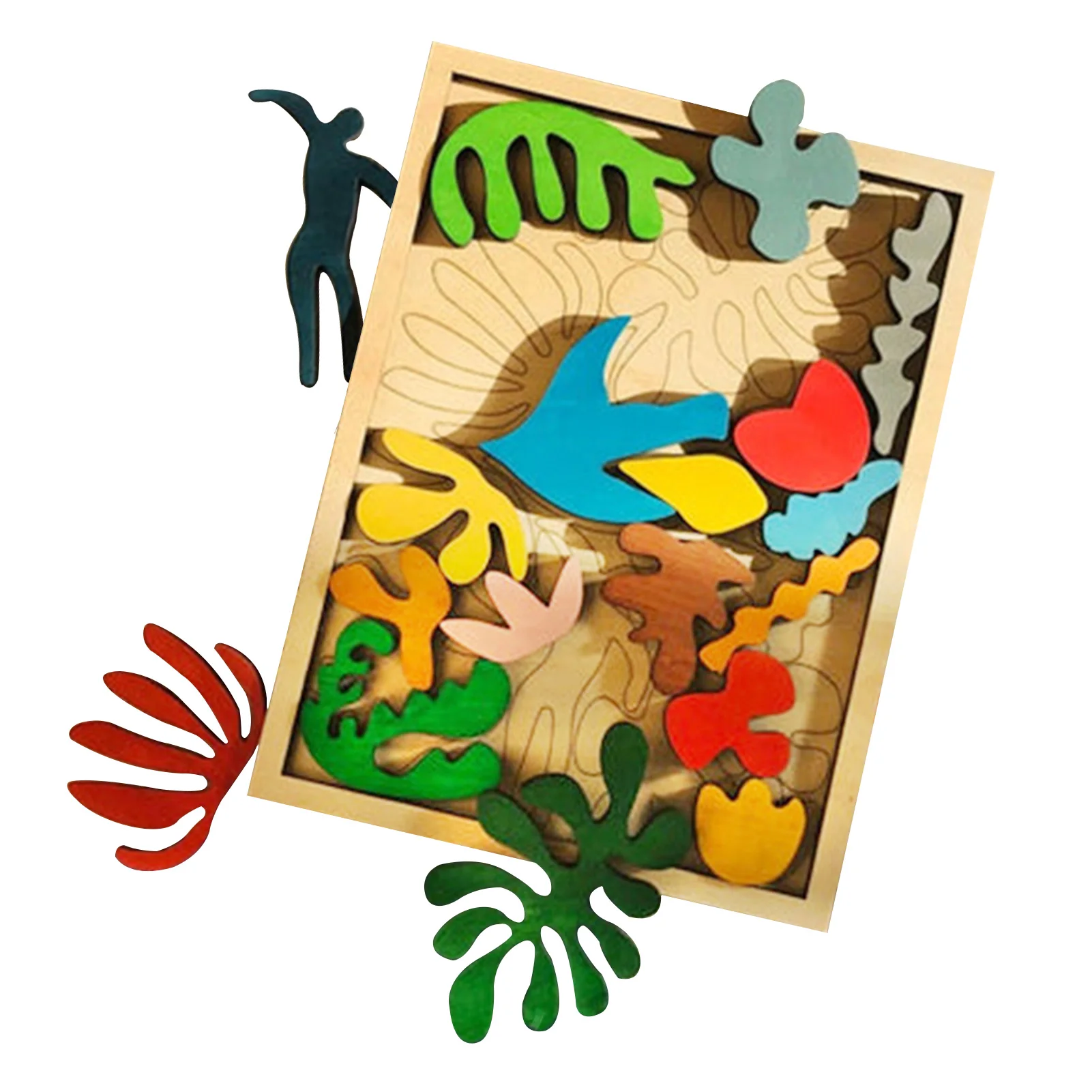 

Kids Montessori Educational Wooden Toys Puzzle Baby Puzzles Shape Match Early Learning Toys For Children
