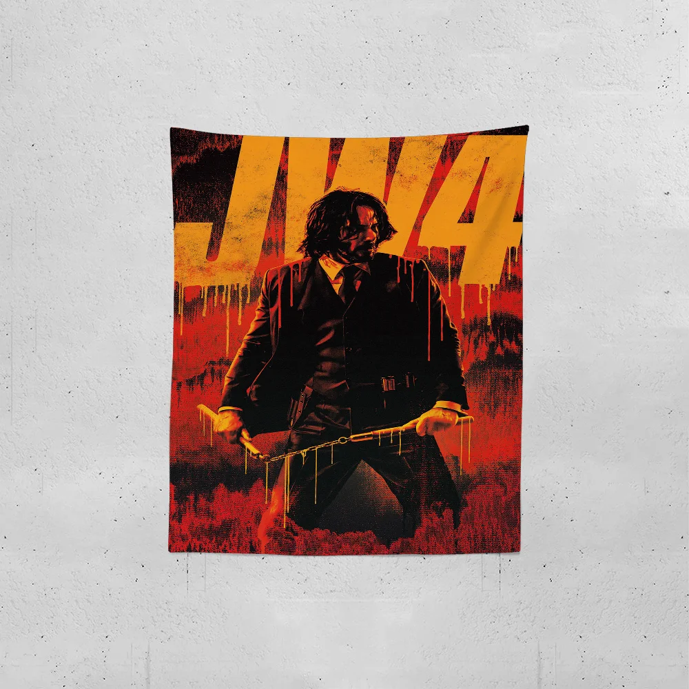 Фильм J-John Wick bab гобелен креативный узор фото гостиная настенный художественный