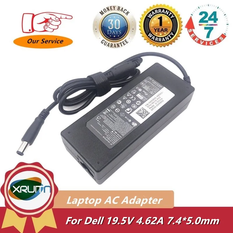 

For Dell LATITUDE E7240 E7440 E6440 E6230 E6330 E6430 E6530 90W AC Adapter Power Charger 19.5V 4.62A 7.4*5.0mm AA90PM1111 TK3DM