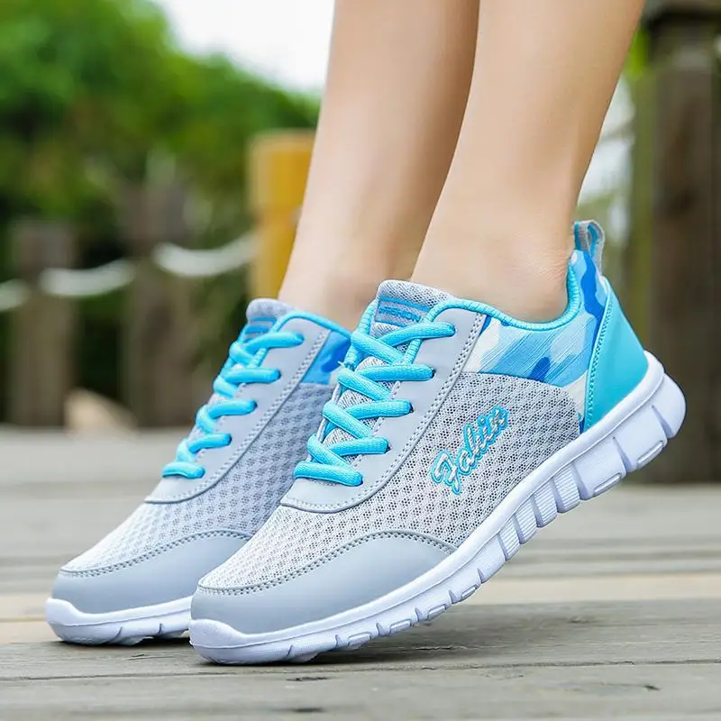 2023 New Spring Sneakers Women Fashion Lace Up Breathable Ladies Vulcanized Shoes Mixed Colors Outdoor Female Sapato Feminino