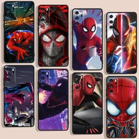 spiderman marvel phone case for huawei p10 p20 p30 p40 p50 lite pro 2019 plus lite e 5g black luxury silicone back soft capa