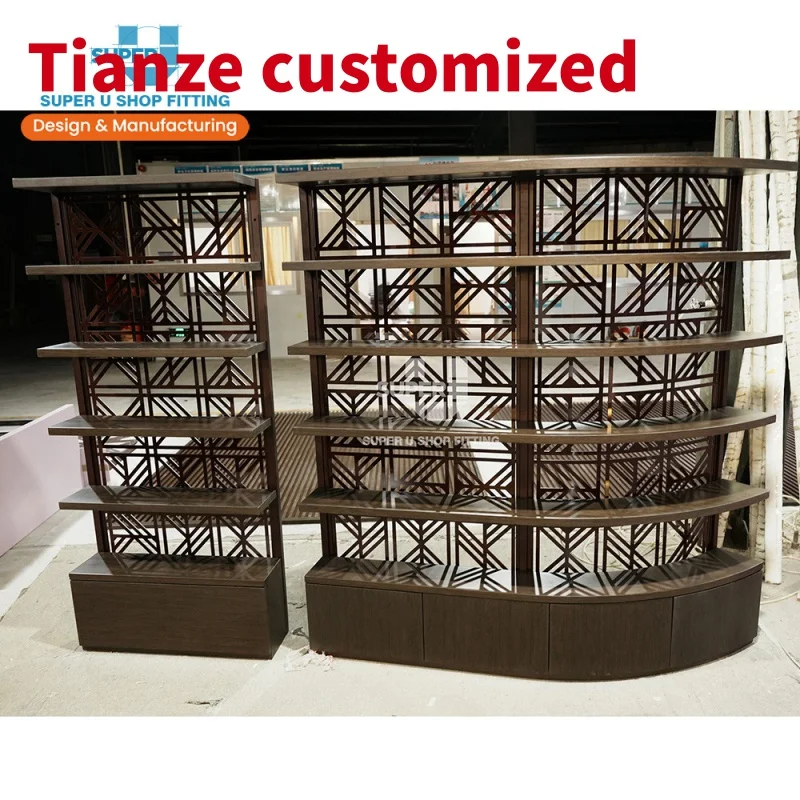 (На заказ) Настенная витрина для париков металлическая подставка наращивания