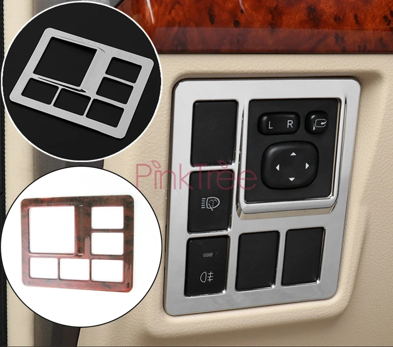 Фото Светильник для салона Toyota Land Cruiser Prado 150 2010-2013 2014-2017, хромированный/Деревянный аксессуар для стайлинга №1
