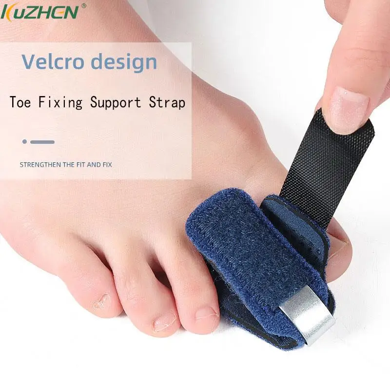

Foot Toe Fixing Strap Finger Pain Relieving Support Sprained Toe Protector Splint Arthritis Sprains Strain Hand Bandage