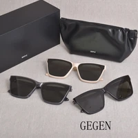 2021 new gm high quality korean brand gentle gegen sunglasses women men aceate cat eye sun glasses with original packing