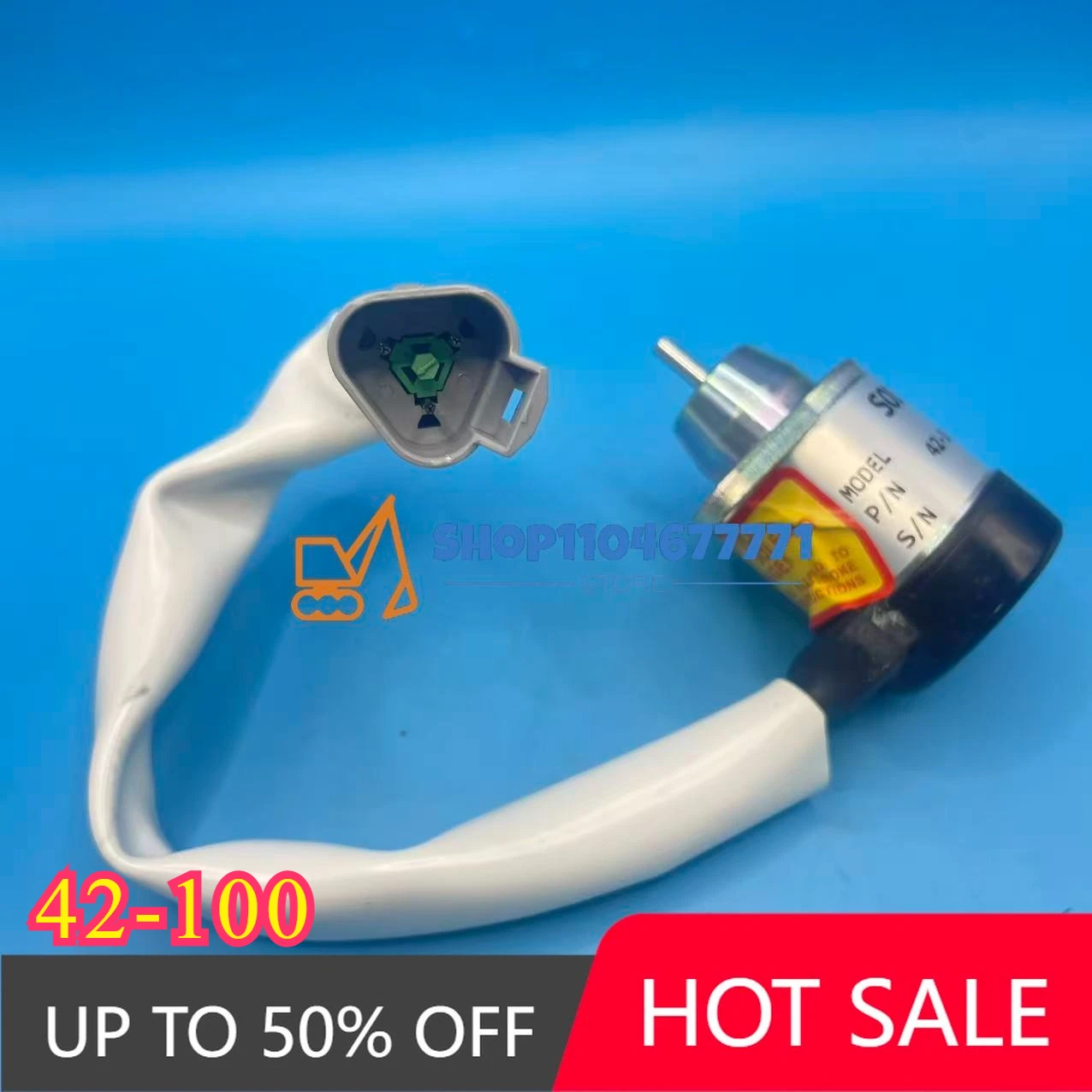 Фото 42-100 Электромагнитный клапан 12 В для Thermo King и двигателей 42 100 Соленоид остановки 41-9100 1500-3076 1500-3024 419100 №5