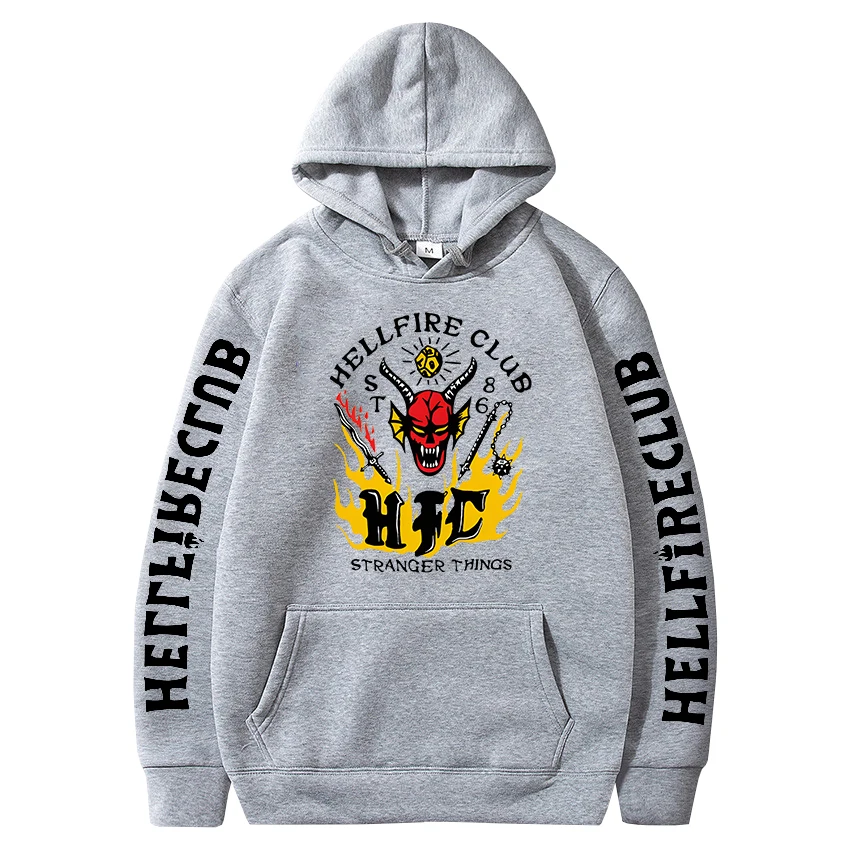 Толстовка HellfireClub для подростков уличная одежда с длинным рукавом на заказ