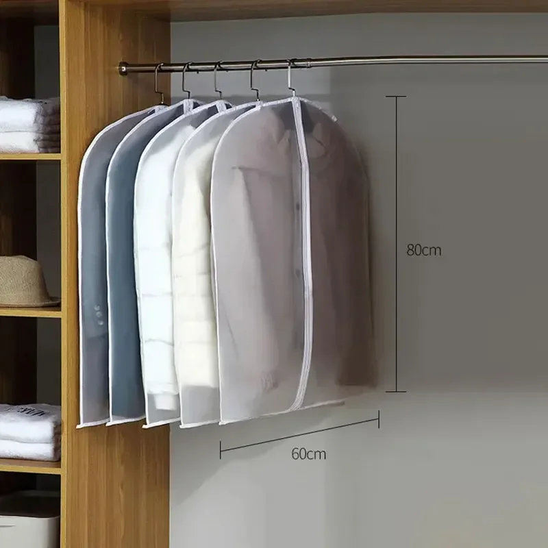 

Пылезащитный чехол для одежды PEVA, белый/черный