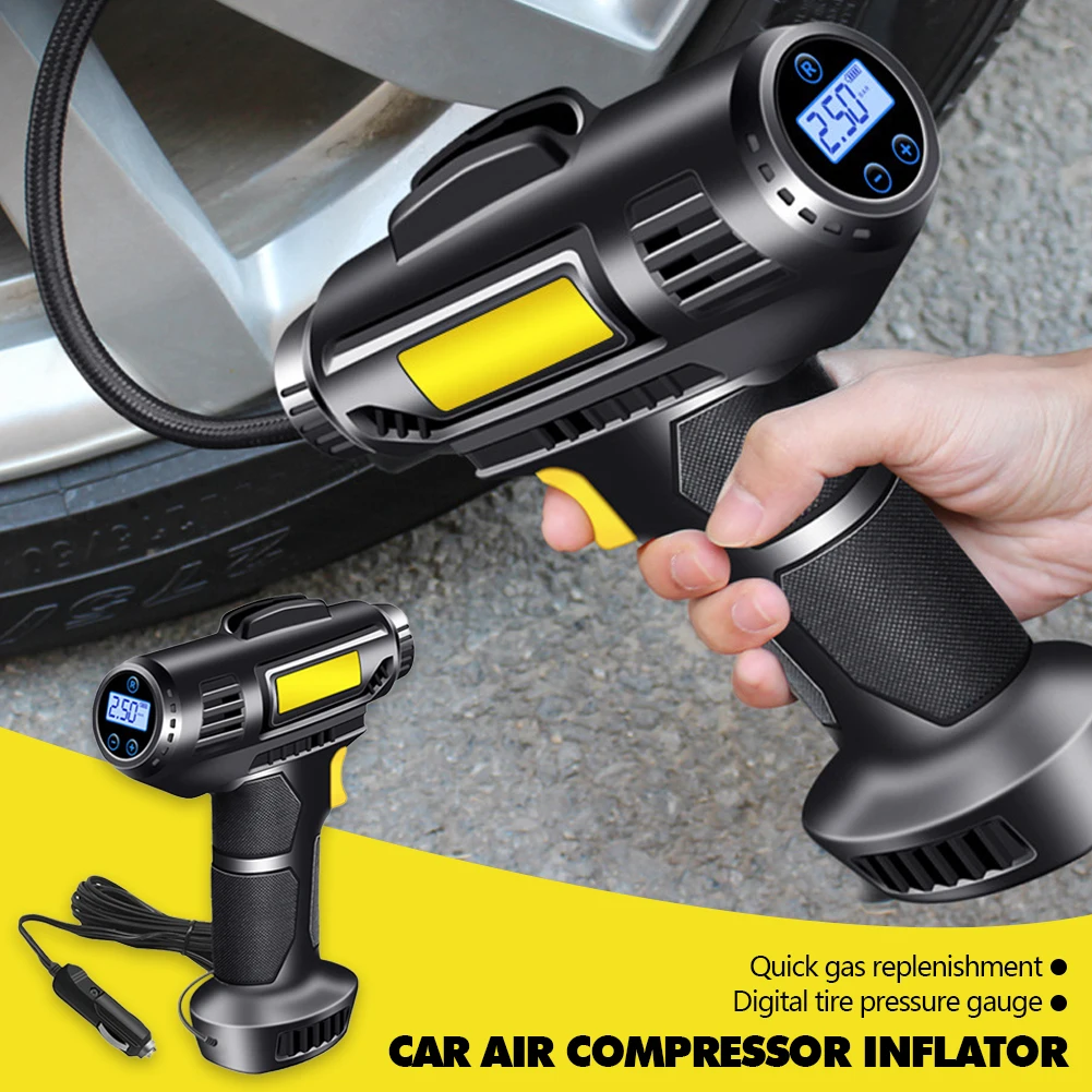 Car Air Compressor Portable Electric 150PSI Tire Inflator Pump Wireless For Bike Motorcycle Boat Bicycle |