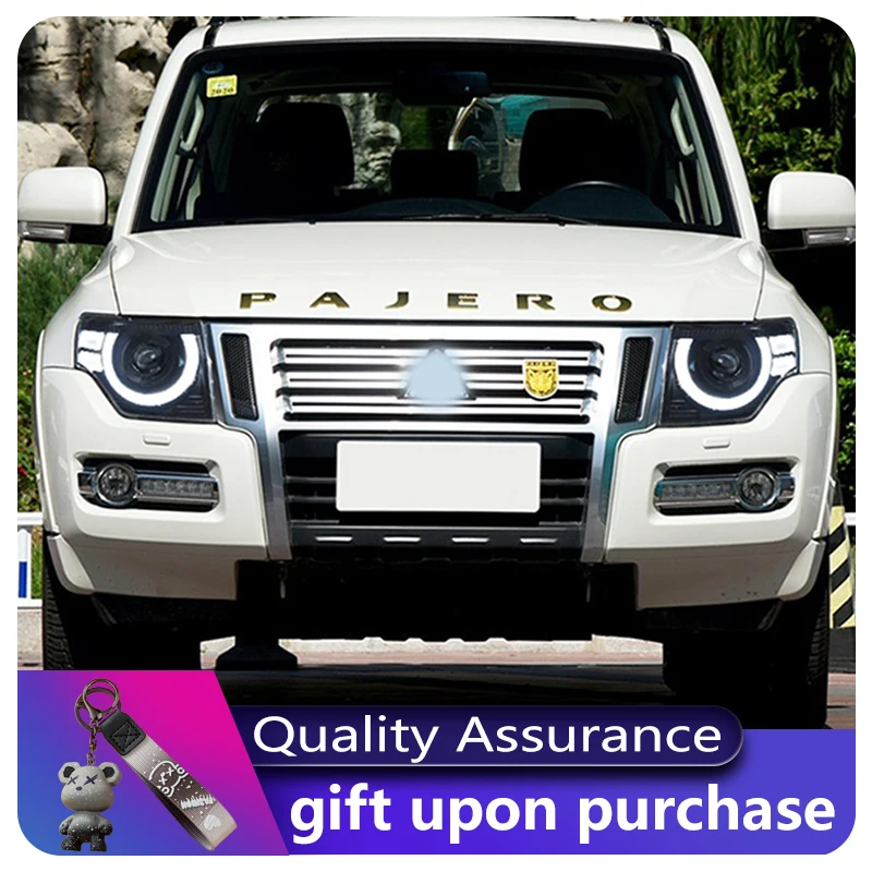Пара автомобилей для Mitsubishi Pajero 2005-2021 V93 Xenon V97 V87 передняя лампа светодиодная DRL