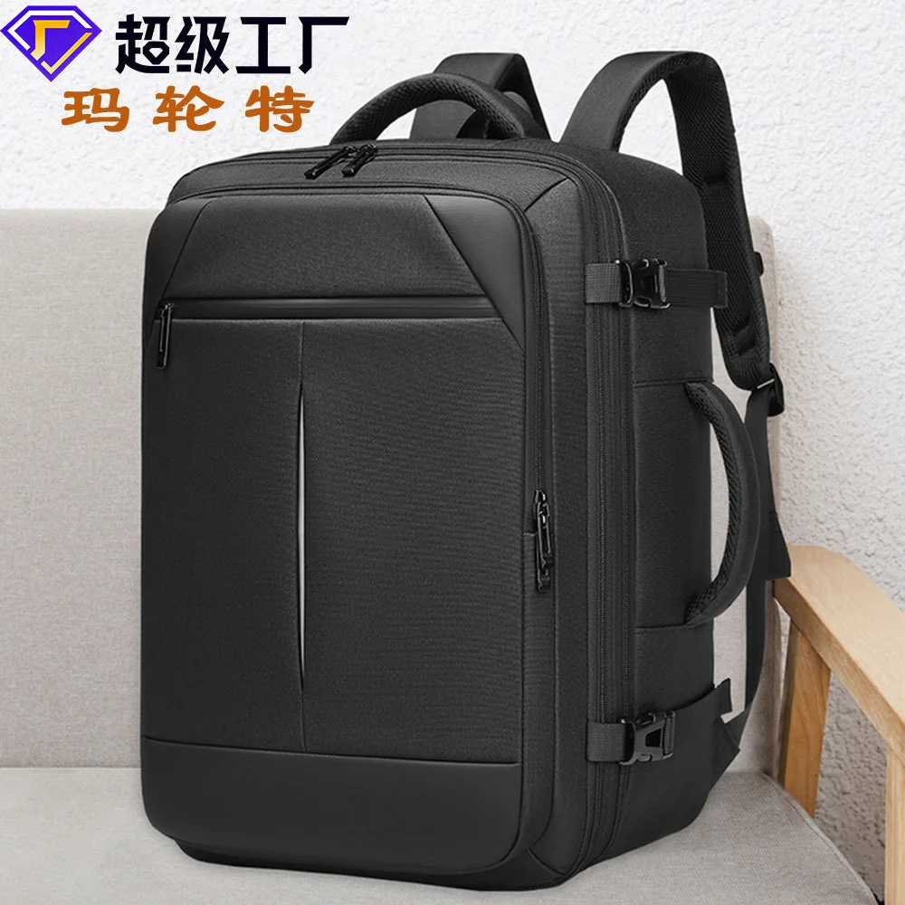 

Men's Business Backpack Multifunctional Expansion 17 inch Computer Travel Runaway backpack