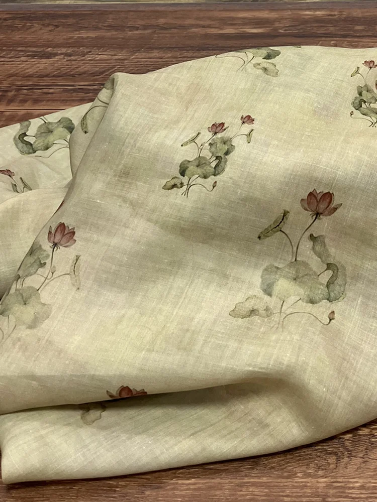 Новый китайский стиль Ретро Национальный Улучшенный Ципао рубашка дзен печатная