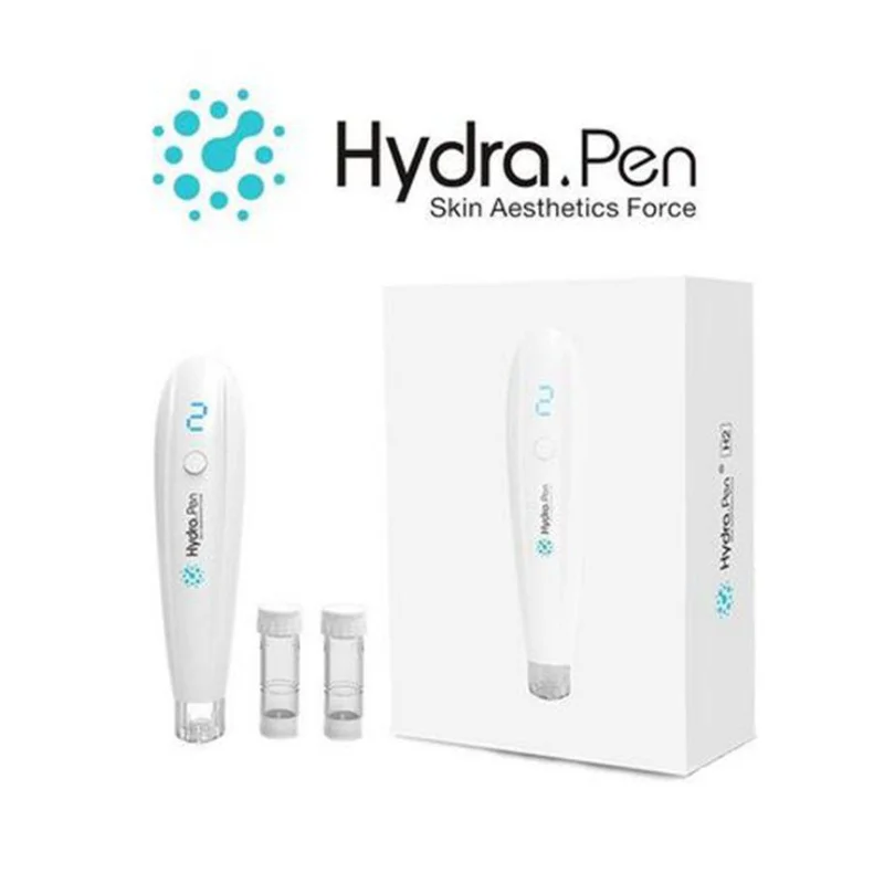 

R-F Equipment Wireless Hydrapen H2 Derma Stamp Skin Care Automatic Serum Applicator Hydra Microneedling Pen with 2pcs Cartridge