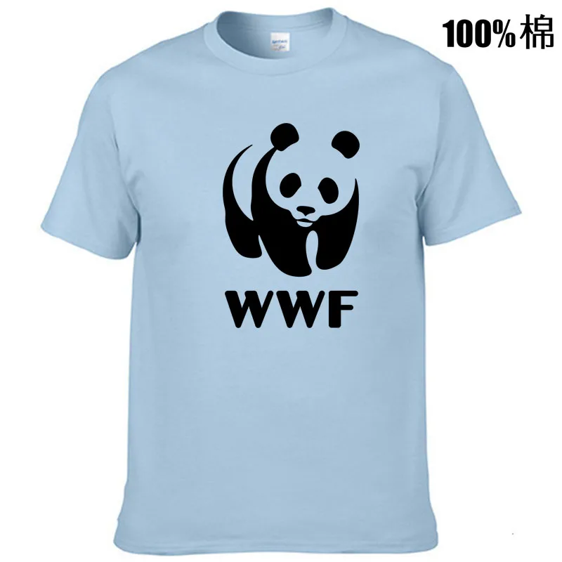 Мужская хлопковая футболка с принтом панды и других животных лето 2022 |