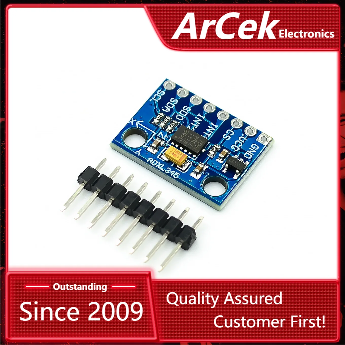 GY-291 ADXL345 3-осевой цифровой датчик гравитации, модуль ускорения IIC/SPI