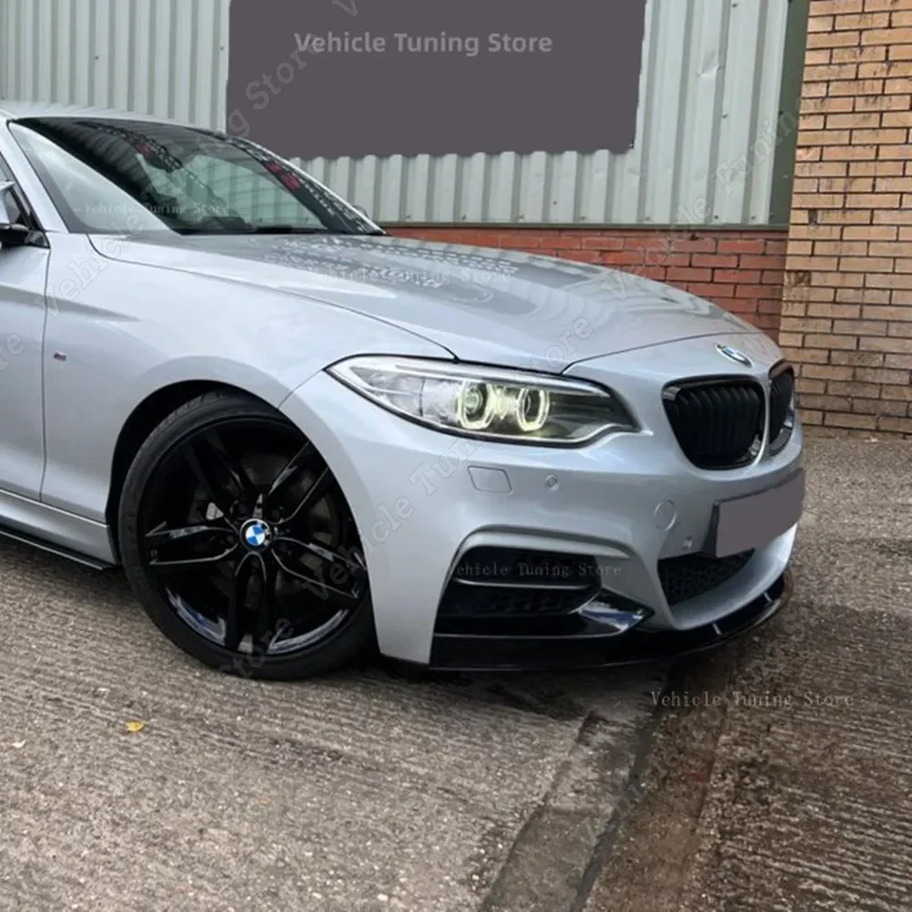 Диффузор для переднего бампера BMW F22 F23 220i 220d 230i M240i M-Sport 2014-2021