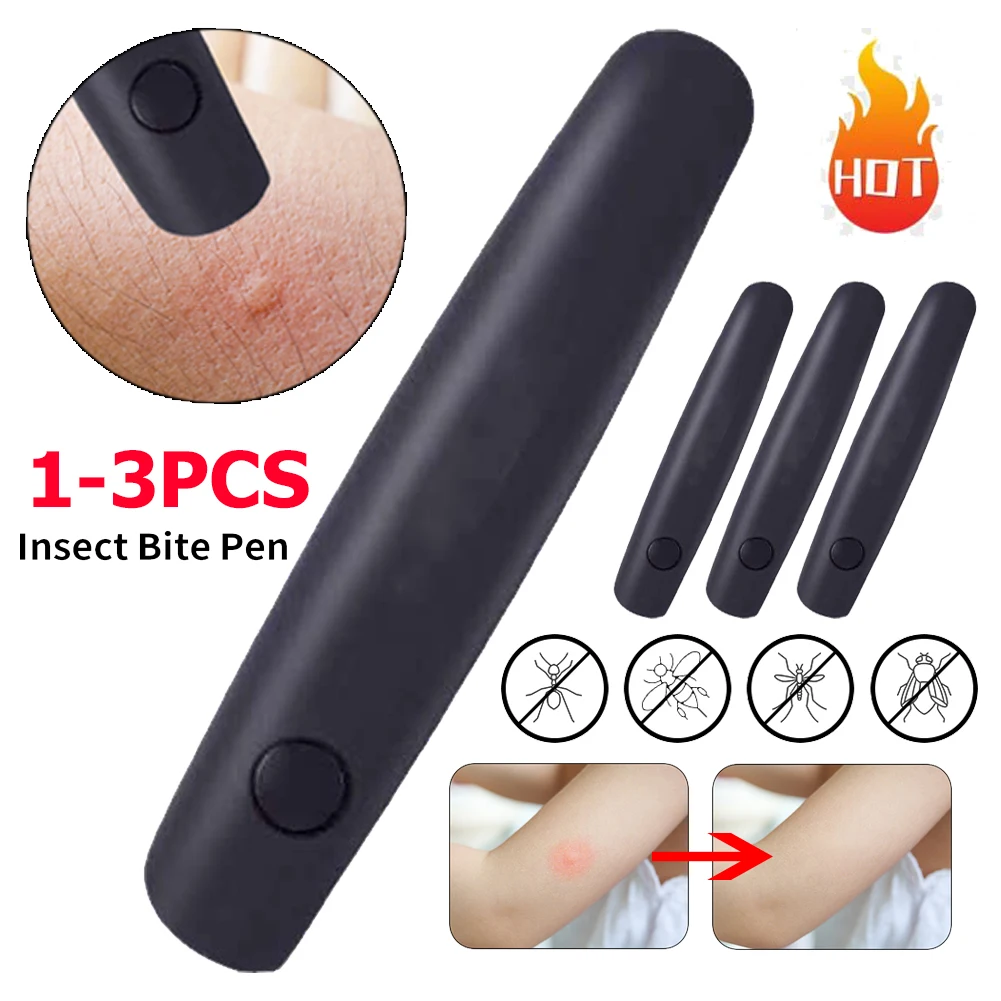 1-3 шт. электронная ручка для укуса комаров снятия зуда насекомых и взрослых детей