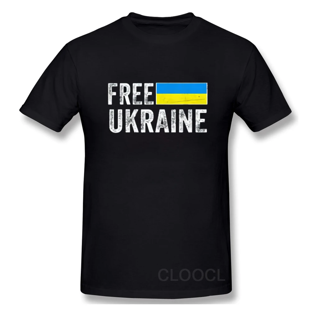 Популярная мужская футболка CLOOCL 100% хлопок с принтом украинского флага