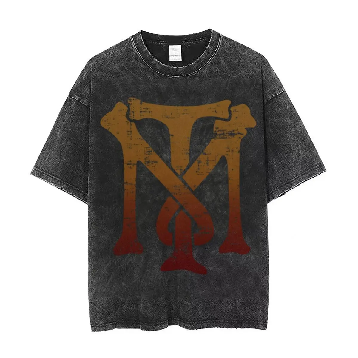 

Washed T Shirts Scarface Tony Montana TM Hip Hop Retro T-Shirts Harajuku Pacino Gangster Movie Streetwear Tees Men Women