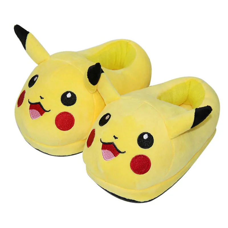 

Pokemon Plush Cotton Slippers Pikachu Eevee Leafeon Glacia Umbreon Snorlax Charmander Psyduck Mudkip Anime Plushie Shoes Gifts