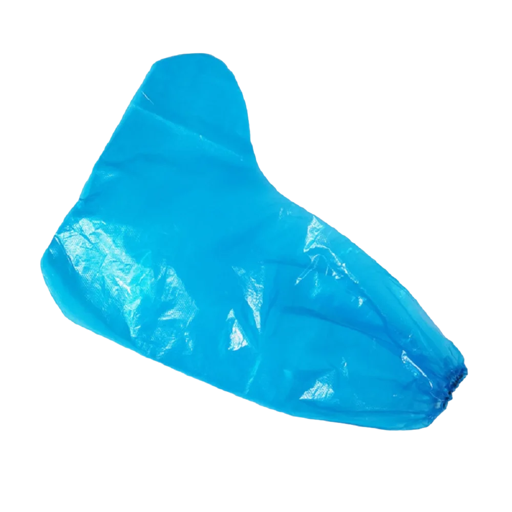 

50pcs Disposable shoe cover dust-proof plastic boot cover long boot cover PE waterproof long boot cover CPE boot cover